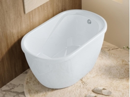Bañera Independiente Con Asiento Piccola 1 Plaza Largo 120 X Ancho 75 X Alto 65 Cm VENTE-UNIQUE