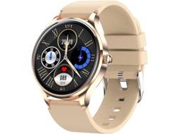 Pulseira Inteligente 1.1in Ip68 Água Resistente Relógio Esportivo Inteligente Atividade Tracker Fitness Pulseira Inteligente Yizhood (ouro)