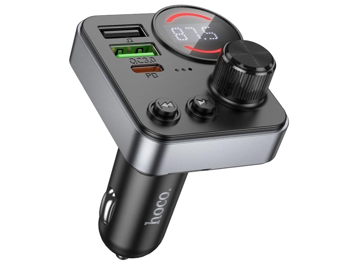 Transmissor FM Bluetooth ZRUXE E86 48W Dual Port Pd 30W Qc 3.0 Usb c para carro | ZRUXE