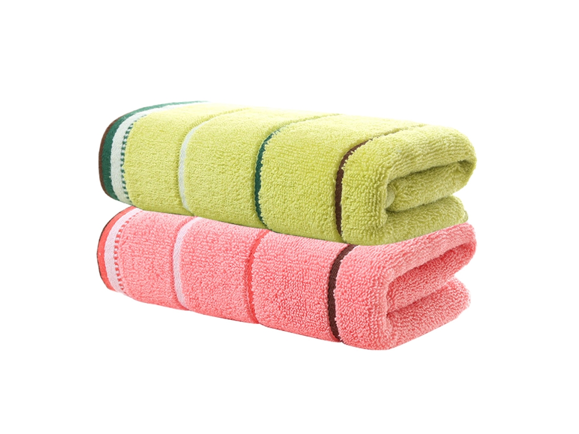 Conjunto de Toalha RNEMITERY Absorventes Leves Algodão Verde - 2pcs (70x140cm)