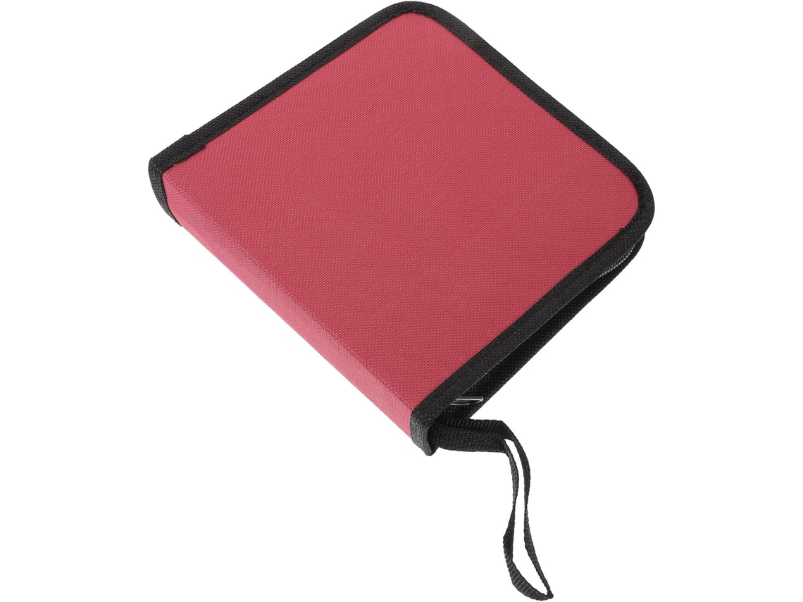 Organizador para CDs em tecido Oxford, capacidade para 40 discos, protege seus CDs.