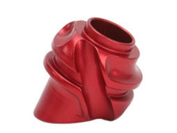 Mirilla com Capuz para Arcos Compostos 45 Graus, Alumínio, Vermelho | S/MARCA