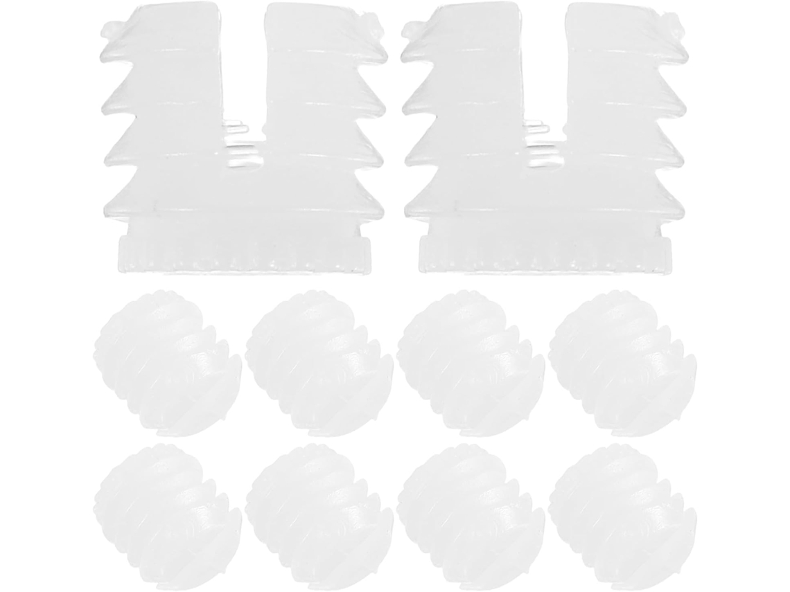 Pretyzoom 200 Peças De Buchas Expansão Nylon Branco Para Portas Armário, Com Instalação Rápida E Alta Resistência