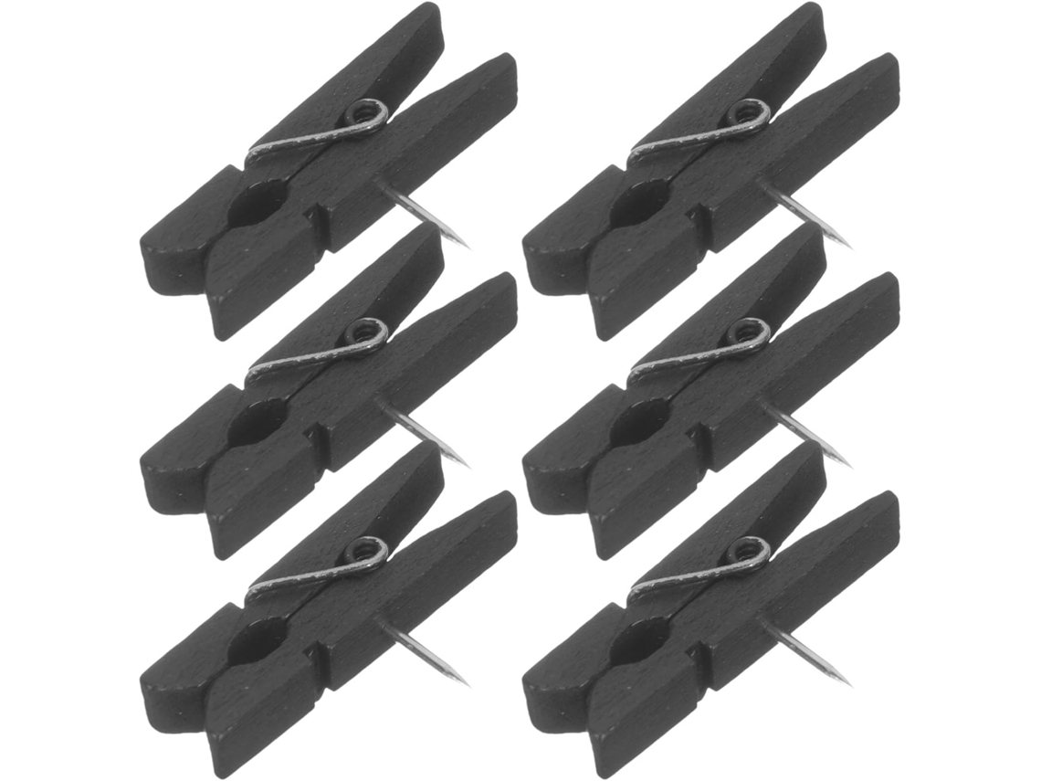 Conjunto De 50 Alfinetes De Prateleira De Madeira Com Tachinhas, Ideal Para Fixar Fotos E Artesanatos Estilo Rústico Jardim
