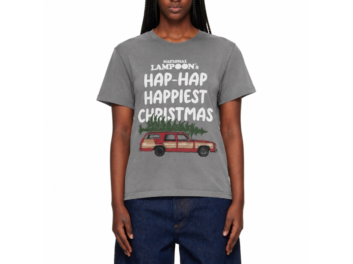Rockinstone National Lampoon's Christmas Vacation Happiest Christmas T-shirt Size:m