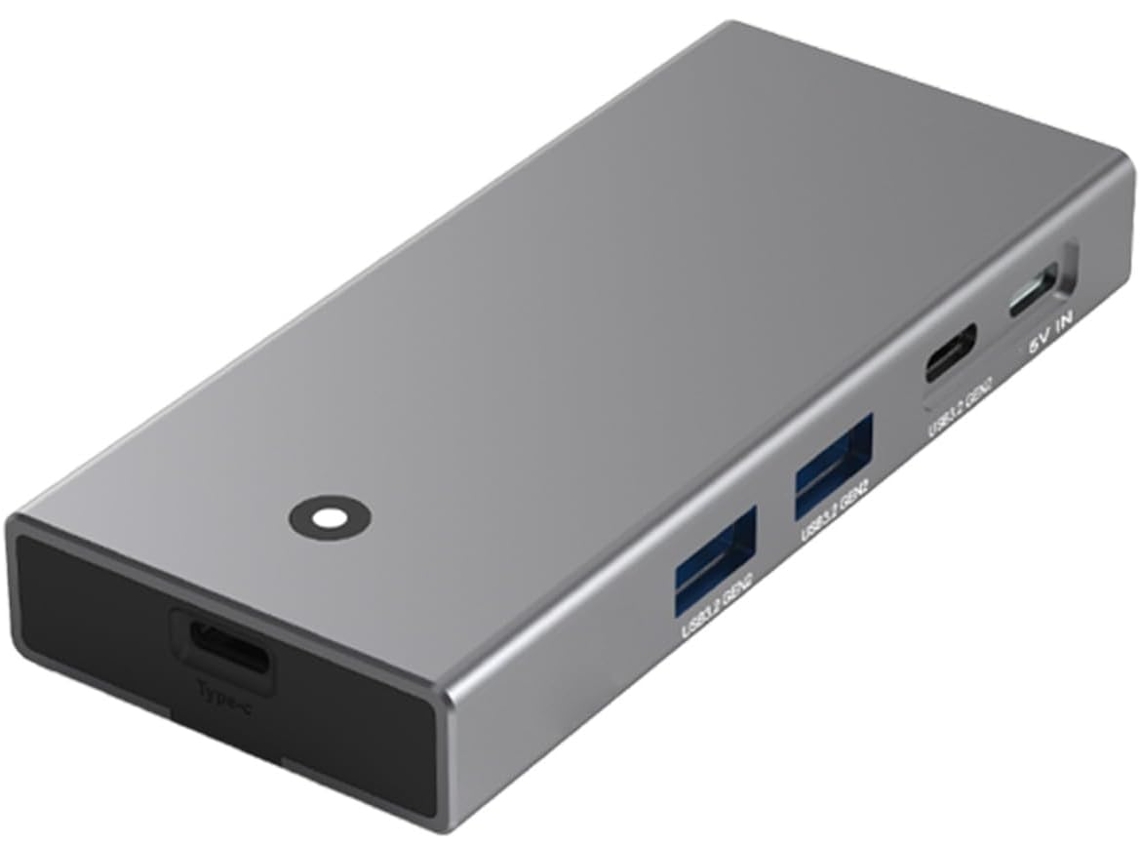 Estação de Acoplamento Type c em Alumínio, 4k 60hz, Compatível com Hdmi 2.0, Usb 10 SFUSHOS