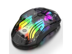 Mouse Gamer Recarregável Tri-modo Sem Fio 2.4g Bt5.0 Com Fio Para Laptop E Pc