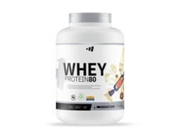 Conjunto de 2 Whey Protein80 2kg Chocolate Branco com Choco Rings MM SUPPLEMENTS