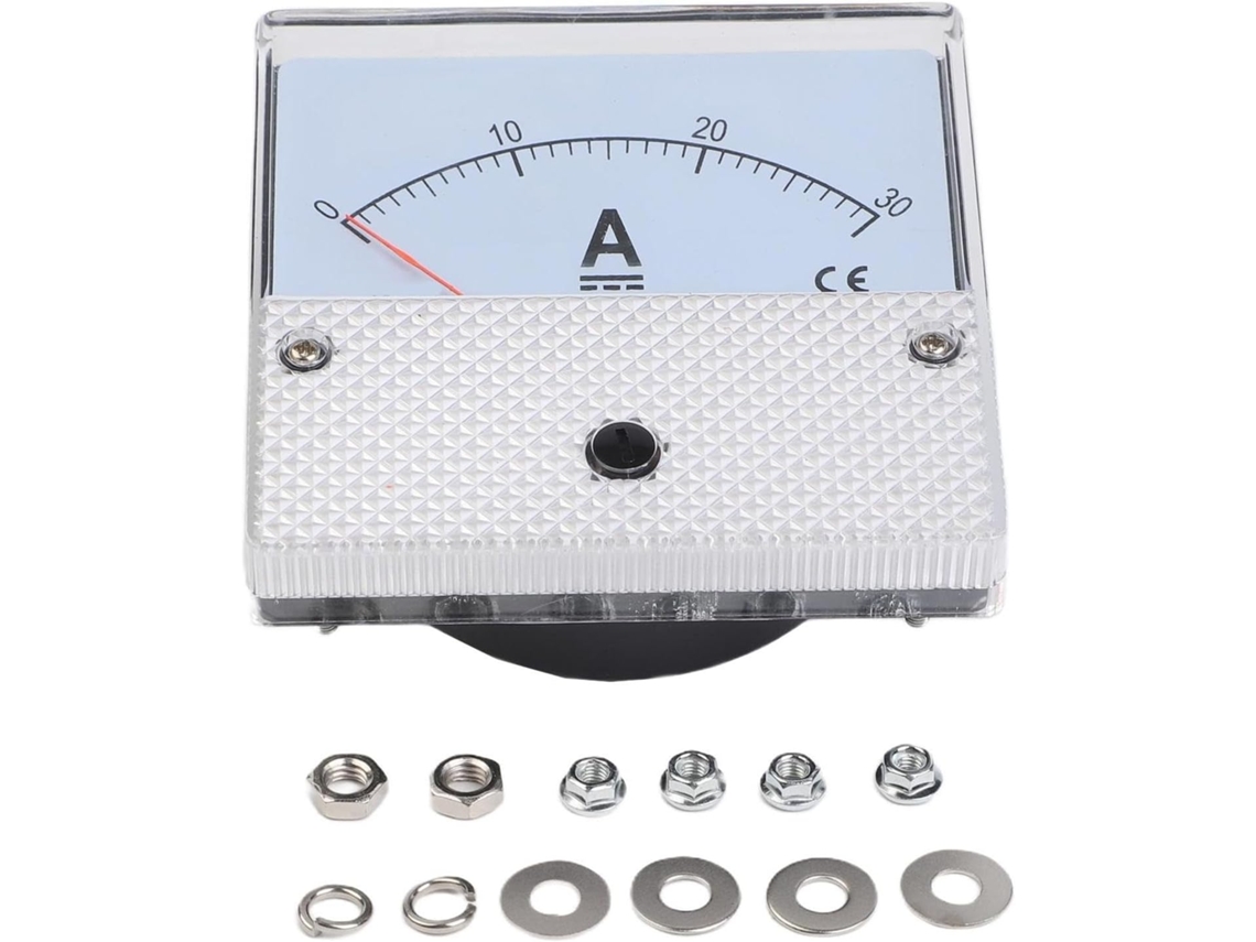 Dh-80 Painel Indicador De Amperímetro Analógico Cc 30 A Com Caixa Em