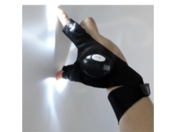 Luz de Dedo Recarregável Led para Luvas Homem, Ideal Reparos de Emergência, Pesca Noturna e Outras Atividades Configuração Gamer STELASPLEN