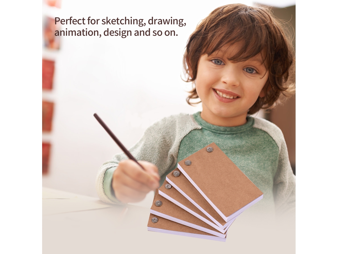 Kit De Livro Animado Com 300 Folhas Para Animação