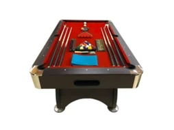 Mesa de Bilhar de 7 Pés Completa com Acessórios – Iron Red