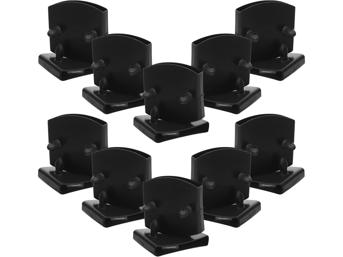 Conjunto De 20 Peças Suportes Plástico Para Ripas Cama, Clipes De Extremidade E Batentes Centrais, Acessórios Para