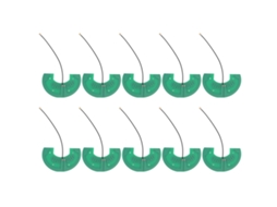 Conjunto De 10 Antenas Internas Em Formato U Para Estabilização Sinal 4g 8dbi Placa Circuito Impresso Rígida Com Antena Integrada