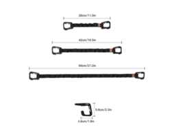 Corda de Roupa Resistente para Camping e Exterior