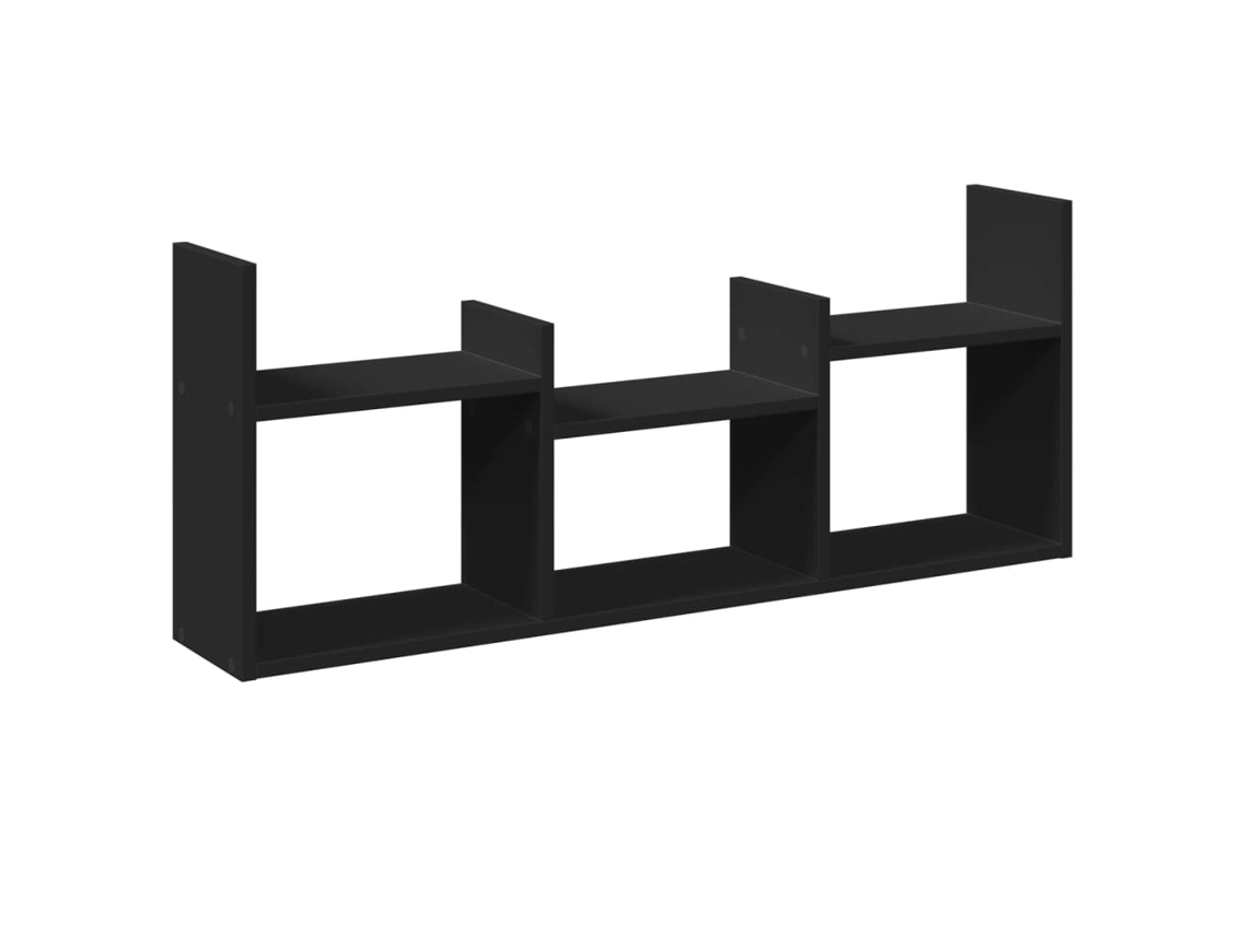 Wall Cabinet, Wall Cabinets Vidaxl Preto Madeira Processada (n/a)