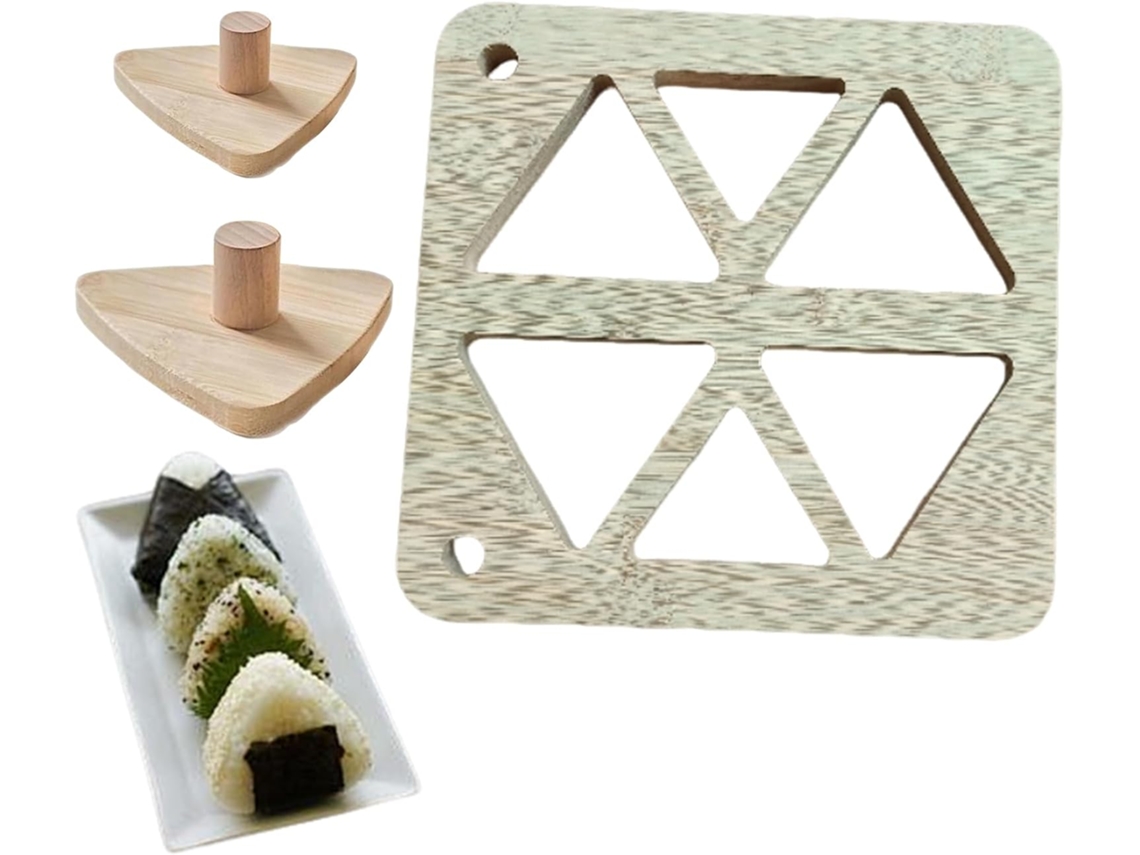 Forma Triangular Para Sushi, Prensa Japonesa Antiaderente Para Sushi