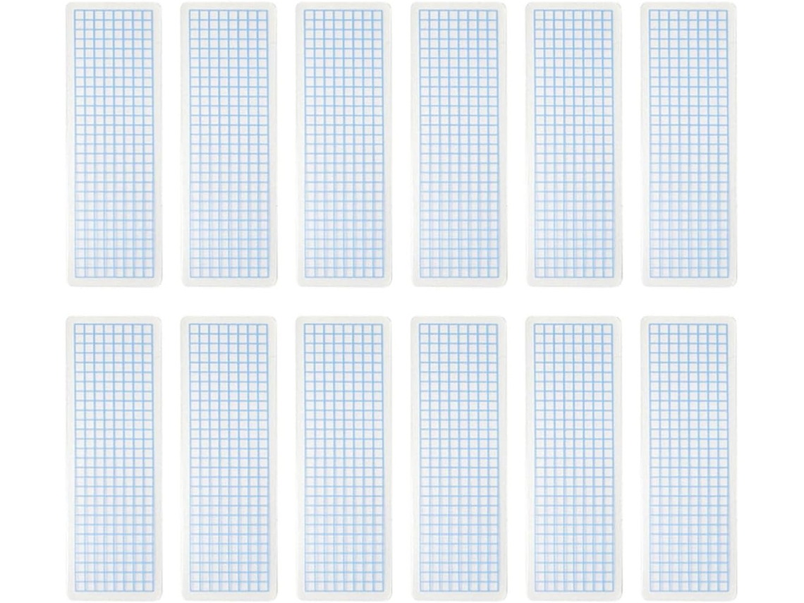 Pratos Washi Amostra Fita Adesiva Azul, 50 Peças