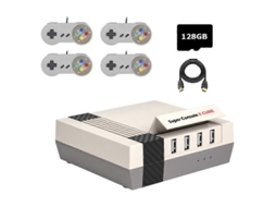 Kinhank Super Consolexcube Hd 128 Gb Console De Jogos Clássico Portátil Com 4 Jogos Com Fio Ly Ebike
