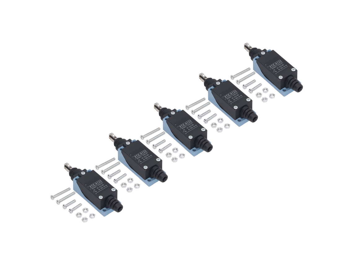 5pcs Interruptor De Limite Momentâneo Com Alavanca Rolante Ajustável Para Cnc, Laser, Plasma, Roteador 380v