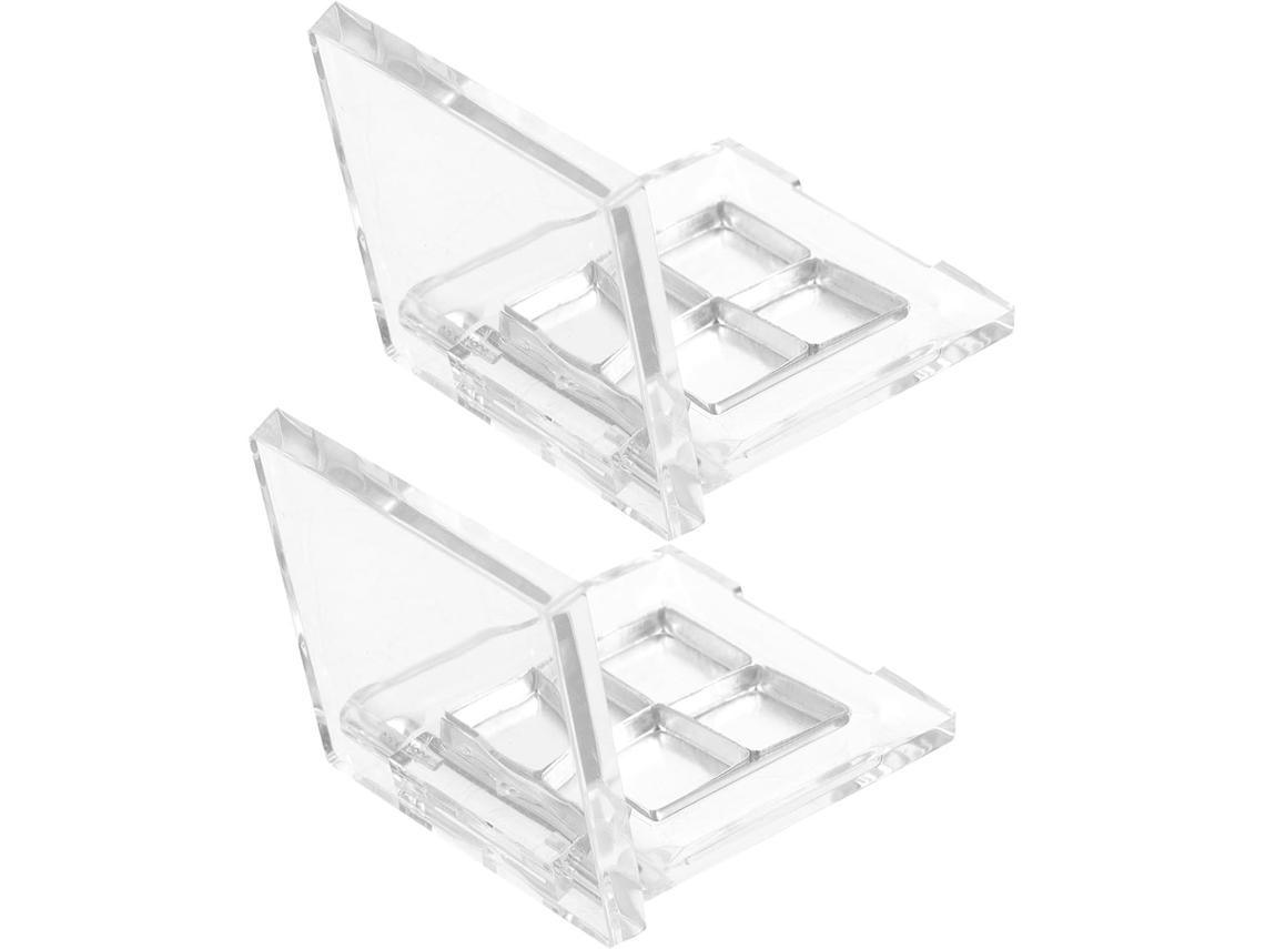 Conjunto de 2 almofadas de sombra transparentes recarregáveis