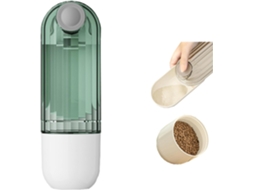 Garrafa de Água Dobrável e Portátil para Cães, Ideal para Viagens com Filhotes. Dispensador de Água e Comedouro À Prova de Vazamentos, Verde AQUAFORGE