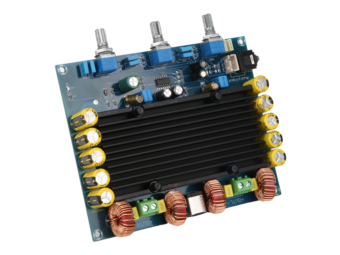 Laxiscreed Amplificador De Potência Digital 200w Para Áudio, Placa De Som