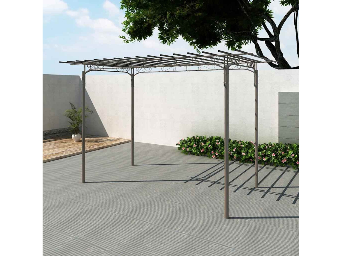 Treliça De Aço Para Jardim