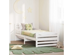 Vidaxl Estrutura Da Cama Branco 80 X 200 Cm Derivados De Madeira