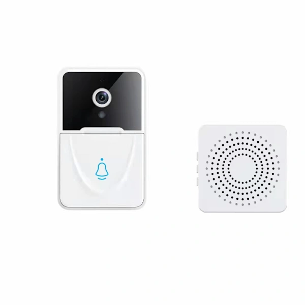 Campainha De Vídeo Com Câmera, Campainha De Vídeo Sem Fio Wi Fi Com Toque, Cartão Sd Brilvibera