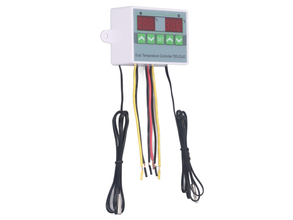 Controlador Térmico Duplo Impermeável com Armazenamento de Dados