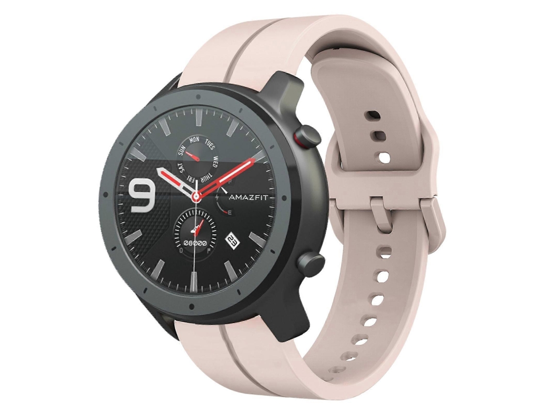 Pulseira De Silicone Com Laço De 47 Mm E 22 Mm Para Amazfit Gtr