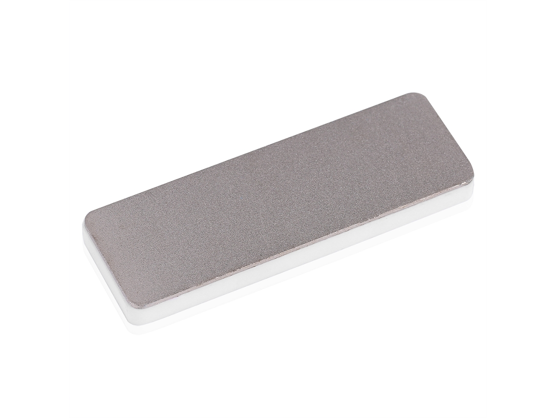 Pedra de Afiar Cerâmica Duas Faces Mini para Facas de Cozinha Ferramenta Afiadora Portátil