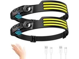 Lanterna de Cabeça BRILVIBERA com Sensor, USB, 100lm