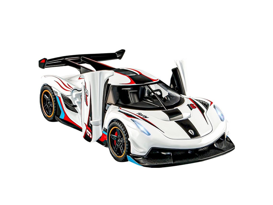 Huina 132 Koenigsegg Modelo De Carro Desportivo Versão Pintada