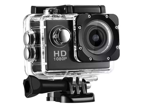 Câmara de Ação Fhd 1080P Preta