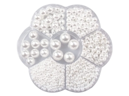 Contas Redondas Brancas 3/4/5/6/8/10/12 Mm, Pérolas Falsas Com Furo Para Artesanato, Colares, Pulseiras, Roupas, Carteiras, Celulares, Casamento Diy