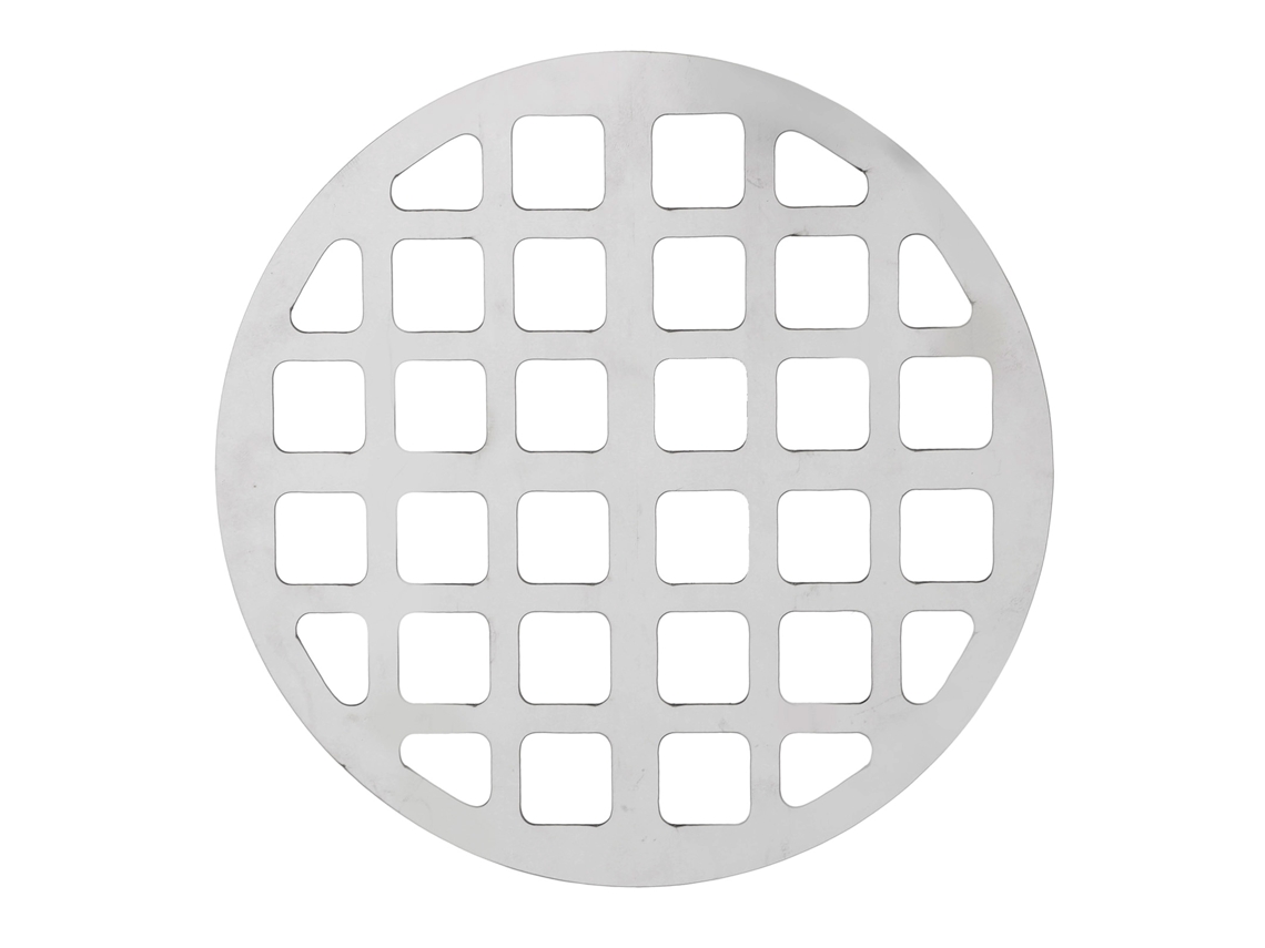 Grelha de coleta em aço inox para piscina S/MARCA