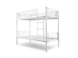 Beliche Duplo 90Cm Metal Branco SALDOSYSTOCKS