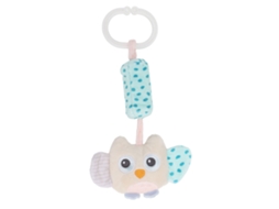 Mali brinquedo de Pelúcia para Carrinho de Bebê com Som Interessante Chocalho Macio 25cm Coruja