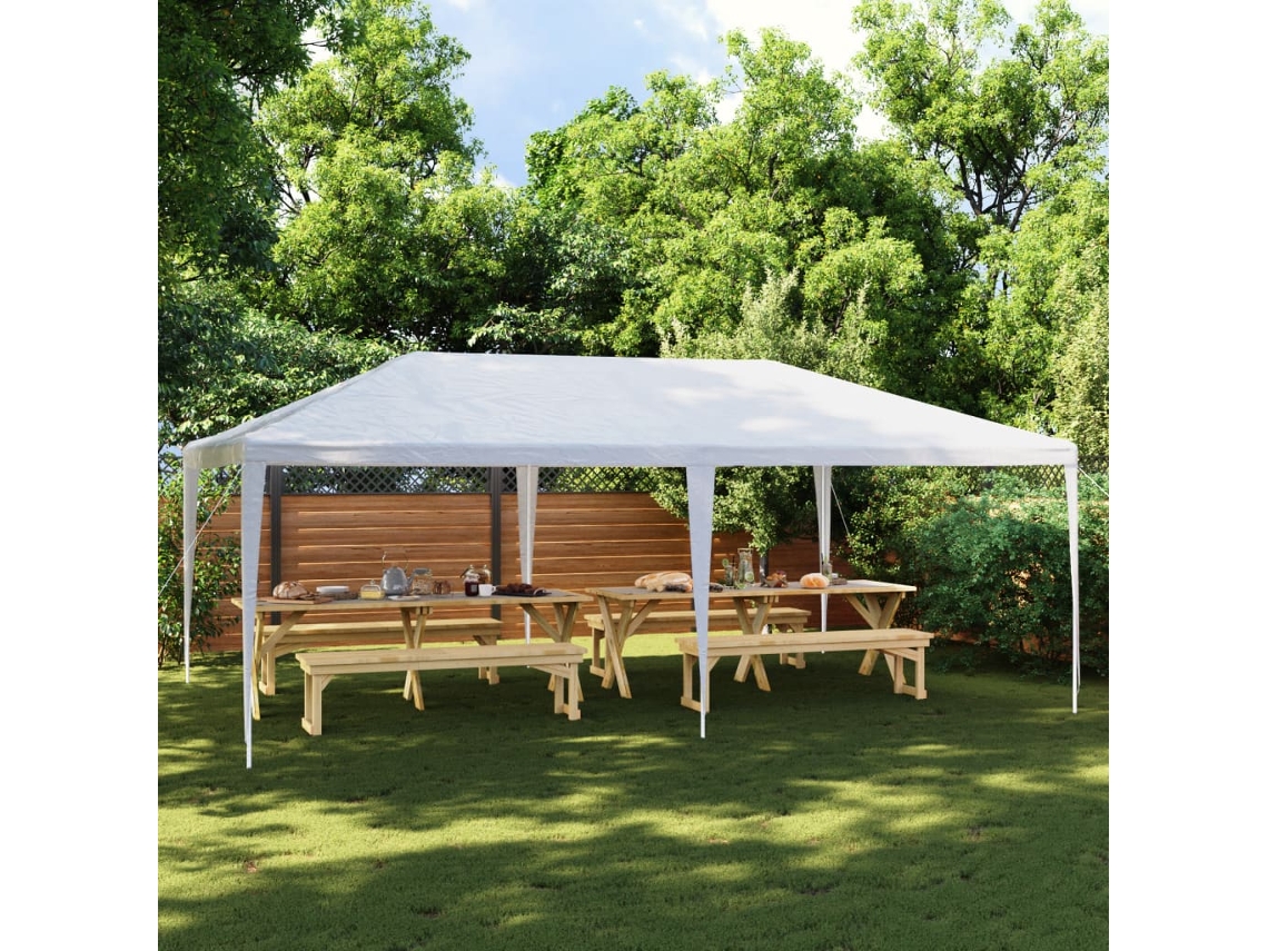 Vidaxl Tenda Para Festas 4x6 M Branco