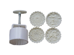 Molde Para Mooncake Wave Moir, Estilo Tradicional, 200g, Ferramenta Para Fazer Bolos Diy Para O Festival Do Meio Outono, Molde De Pressão Manual, Uten