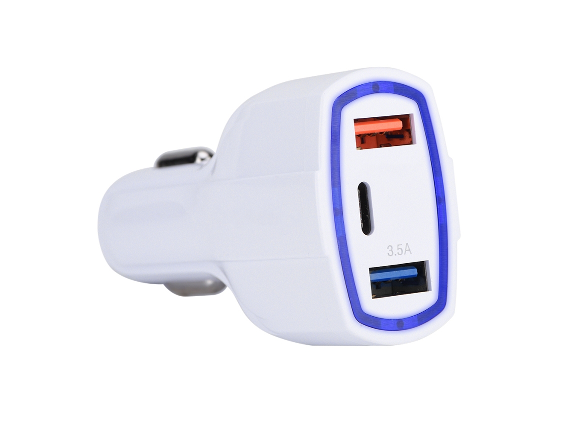 Carregador de Carro com duas portas Usb Quick Charge 3.0 EOOCOO
