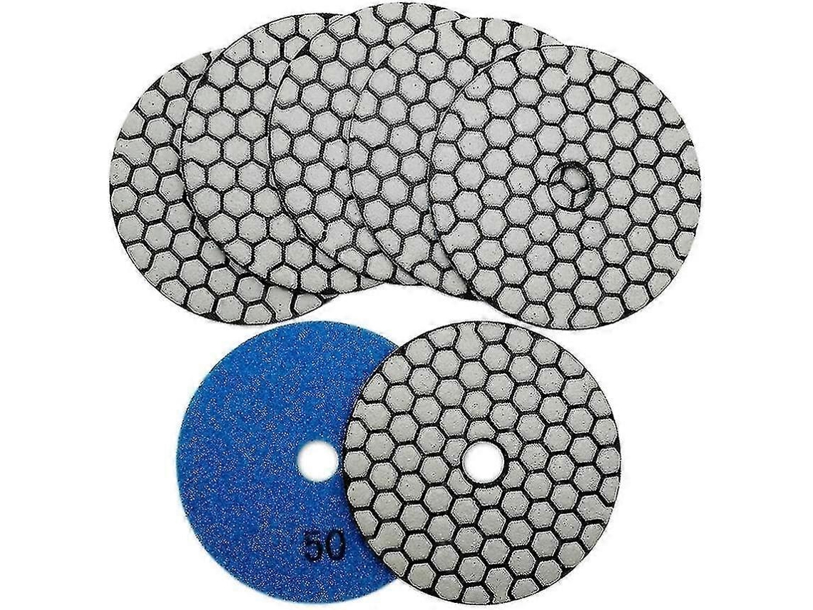 7 Discos Diamantados 100 Mm para Seco BRILVIBERA