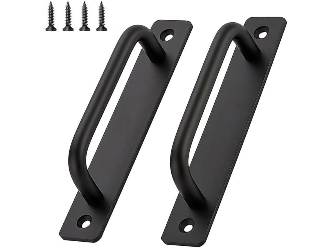 Conjunto De 2 Puxadores Alumínio Para Portas Correr, Perfeitos Para Portas De Celeiro, Armários E Soluções De