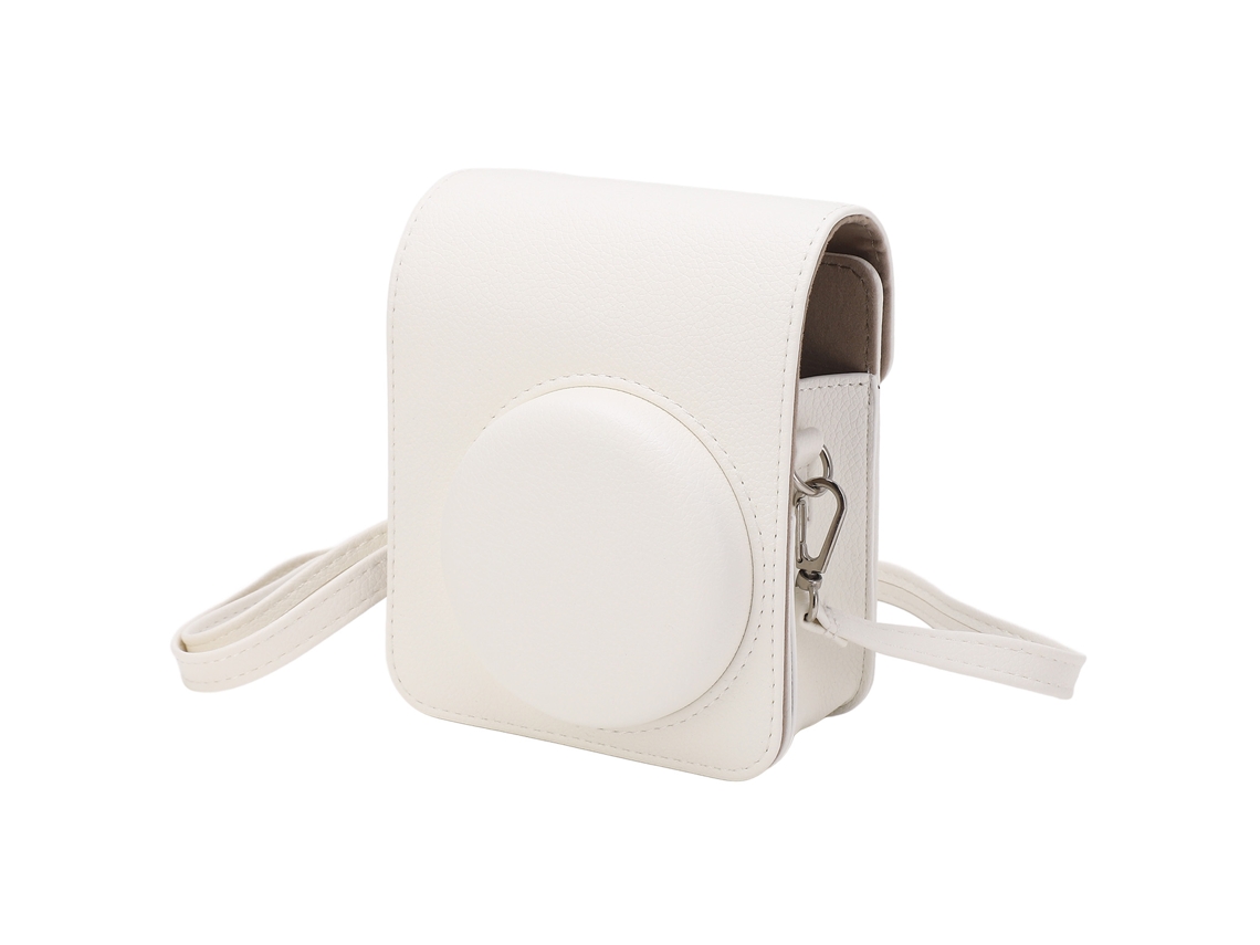 Capa Protetora Para Câmera Instantânea Instax Mini 40 Com Alça Bolsa De Couro Pu Acessório De Proteção