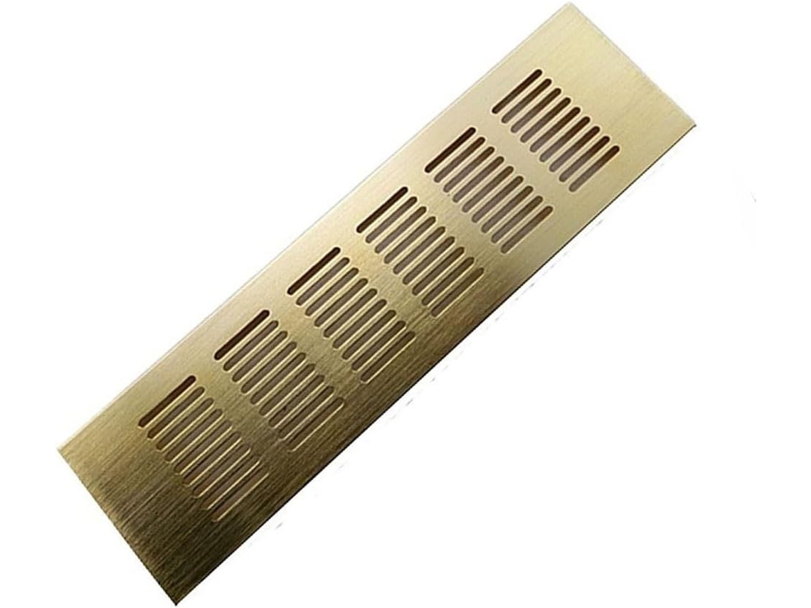 Grelha de Ventilação com Tampa em Liga Alumínio 200 mm para guarda roupas S/MARCA