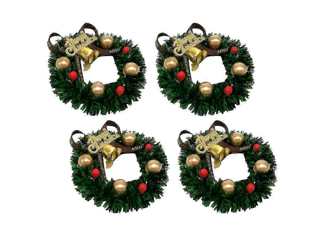 Grinalda De Natal Com Coroa Suspensa Para Decoração