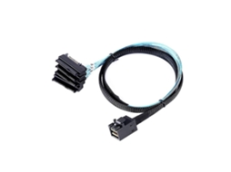 Controlador De Cabo Mini Sas Hd 12g Sff8643 Para 4 Sas 29 Pinos Sff8482 Com Conector De Alimentação Sata De 15 Pinos Aquaforge