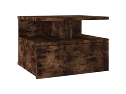 Mesa Cabeceira Suspensa Cor Carvalho Fumado MAISON EXCLUSIVE (40x31x27 cm)